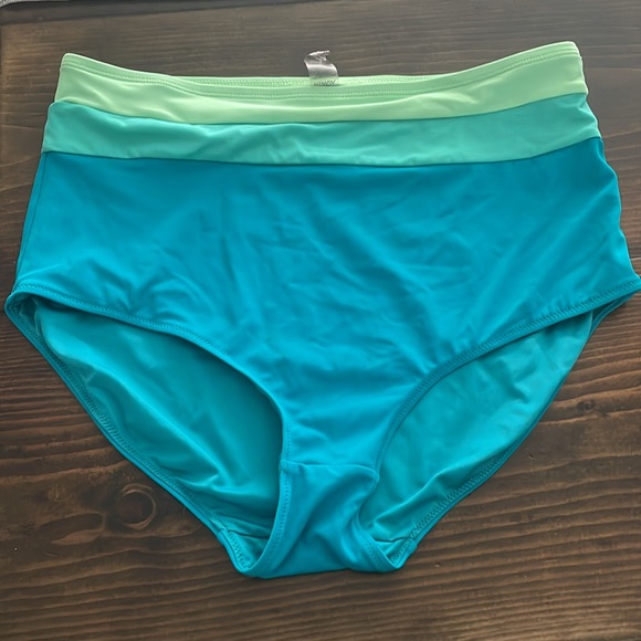 KIAVA Turquoise and Lime Women Swim One Piece - Picture 12 of 16